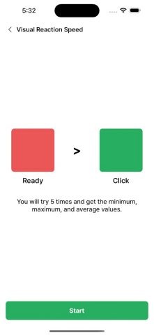Reaction Speed Test для Android — скриншот 2