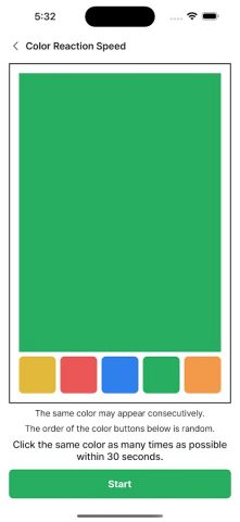 Reaction Speed Test для Android — скриншот 4