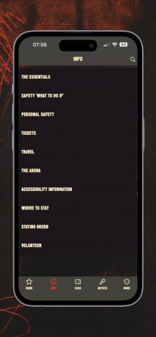 Reading Festival для iOS — скриншот 3