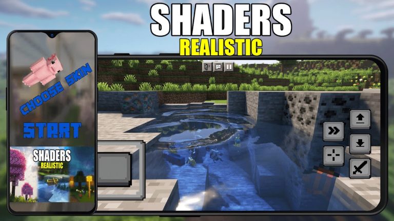 Realistic Shader Mod Minecraft для Android — скриншот 1
