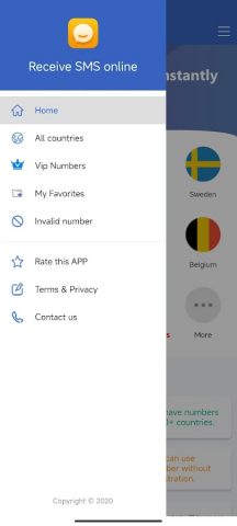 Receive SMS Online для Android — скриншот 4