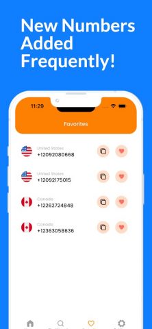Receive SMS Online Temporary для Android — скриншот 4