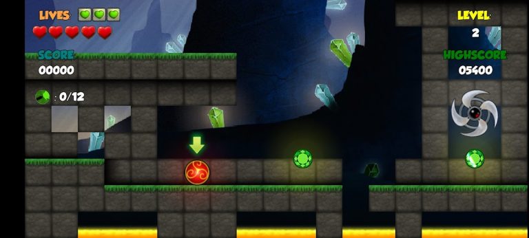 Red the Ball 1 для Android — скриншот 2