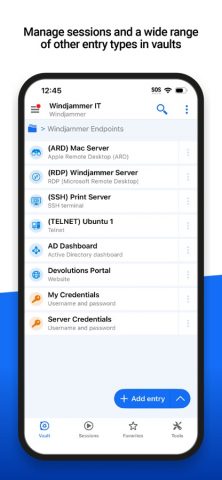 Remote Desktop Manager для iOS — скриншот 5