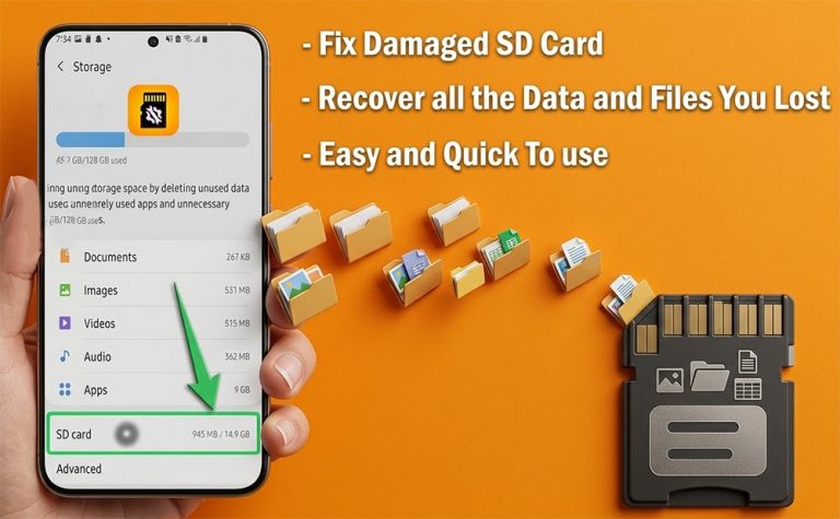 Repair SD Card для Android — скриншот 1