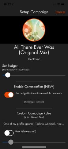 RepostExchange — Promote Music для iOS — скриншот 4
