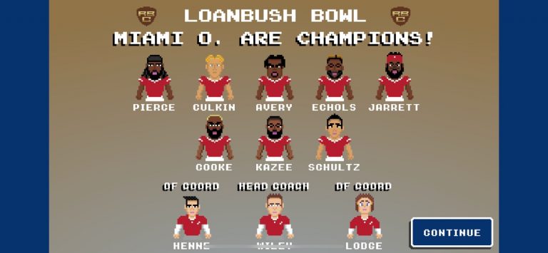 Retro Bowl College для iOS — скриншот 5