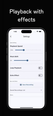 Реверс Аудио для iOS — скриншот 3
