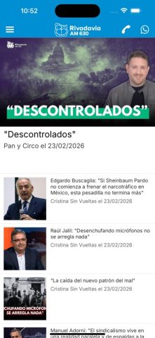 Rivadavia AM630 для iOS — скриншот 1