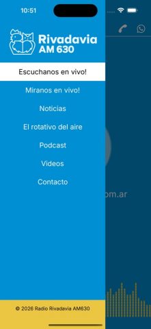 Rivadavia AM630 для iOS — скриншот 3