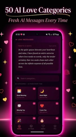 Love Messages for Girlfriend для Android — скриншот 1