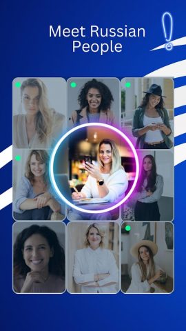 Russian Dating App: Meet Chat для Android — скриншот 2