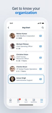 SAP SuccessFactors Mobile для iOS — скриншот 3