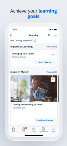 SAP SuccessFactors Mobile для iOS — скриншот 4