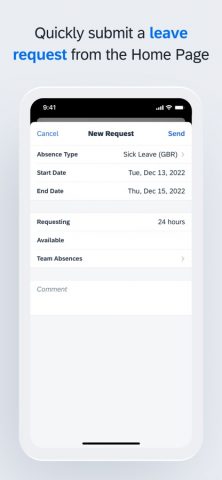 SAP SuccessFactors Mobile для iOS — скриншот 5