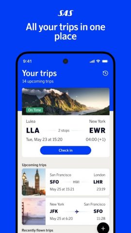 SAS – Scandinavian Airlines для Android — скриншот 4