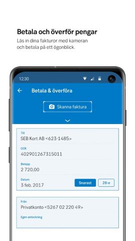 SEB для Android — скриншот 4