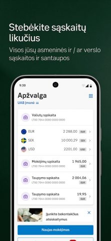 SEB Lietuva для Android — скриншот 2