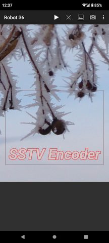 SSTV Encoder для Android — скриншот 1
