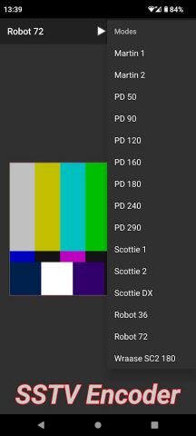SSTV Encoder для Android — скриншот 3