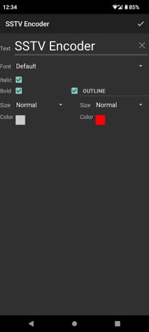 SSTV Encoder для Android — скриншот 4