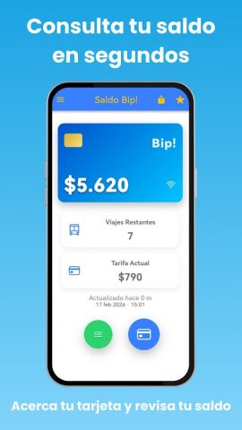 Saldo Bip! для Android — скриншот 1