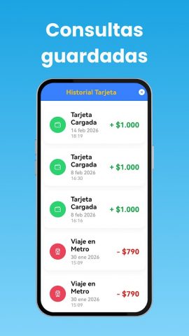 Saldo Bip! для Android — скриншот 2