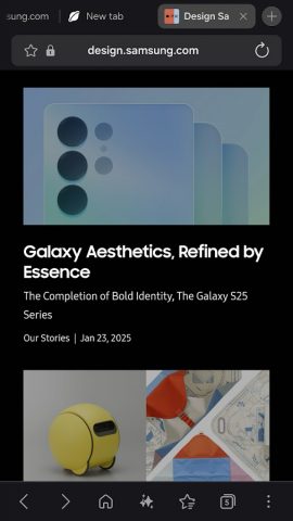 Samsung Internet Browser Beta для Android — скриншот 3