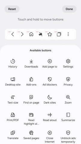 Samsung Internet Browser Beta для Android — скриншот 5