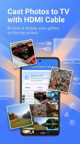 USB-C to HDMI Cast Phone to TV для Android — скриншот 2