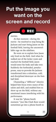 Secret video recorder — NoCam для iOS — скриншот 3