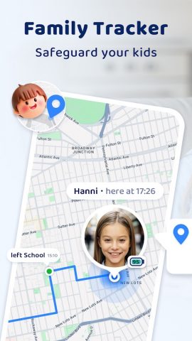 Семейный локатор — GPS трекер для Android — скриншот 1