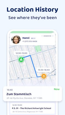 Семейный локатор — GPS трекер для Android — скриншот 4