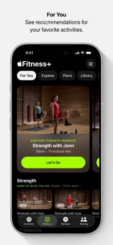 Сервис Apple Fitness — скриншот 4