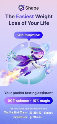 Shape: Healthy Eating Journal для iOS — скриншот 1