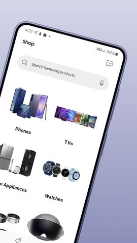 Shop Samsung для Android — скриншот 2