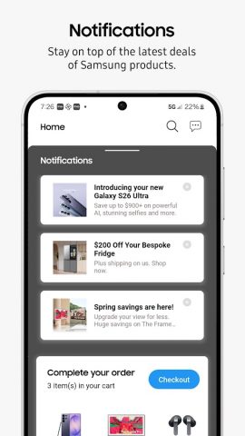 Shop Samsung для Android — скриншот 4