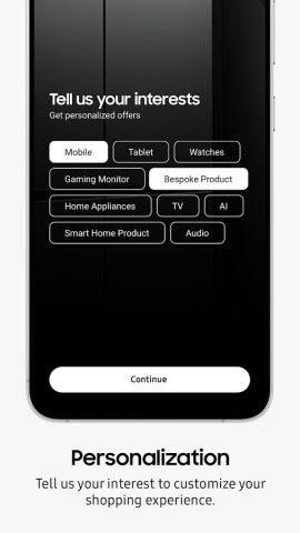 Shop Samsung для Android — скриншот 5