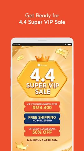 Shopee 4.4 Super VIP для Android — скриншот 2