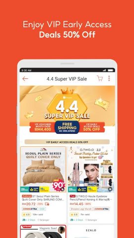 Shopee 4.4 Super VIP для Android — скриншот 4