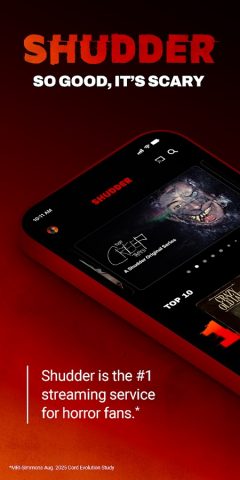 Shudder: Horror & Thrillers для Android — скриншот 1