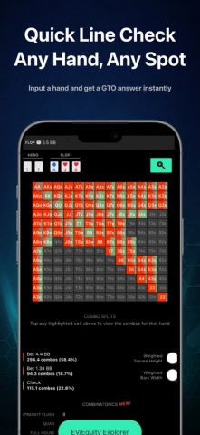 Solver+ Poker : GTO Strategy для iOS — скриншот 5