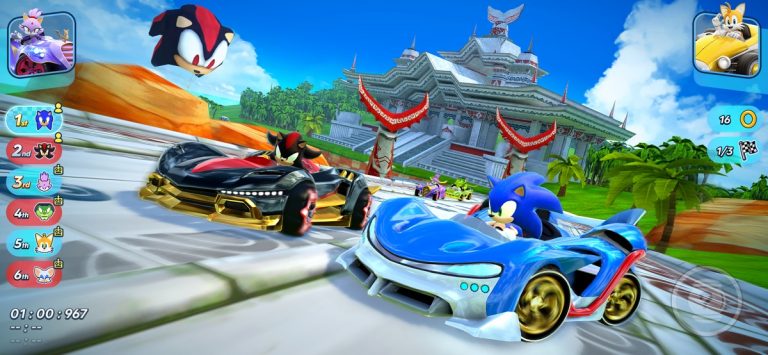 Sonic Racing для iOS — скриншот 1