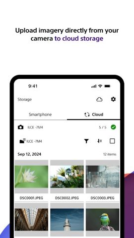 Sony | Creators’ App для Android — скриншот 3