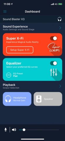Sound Blaster Command для iOS — скриншот 1