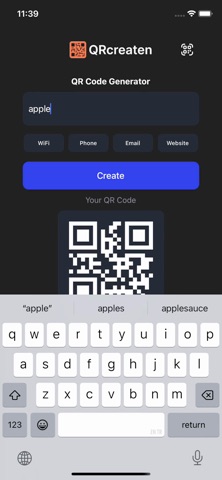 Создать QR — QRCreaten для iOS — официальный трейлер