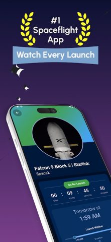 Space Launch Now для Android — скриншот 1