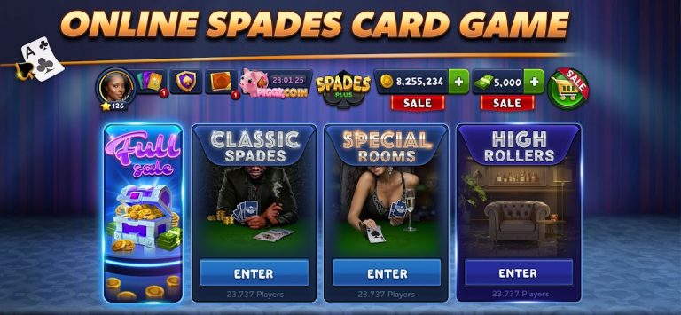 Spades Plus — Card Game для Android — скриншот 1
