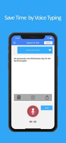 Speech to Text Voice Typing для iOS — скриншот 3