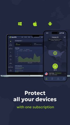StarVPN: Private & Secure VPN для Android — скриншот 5